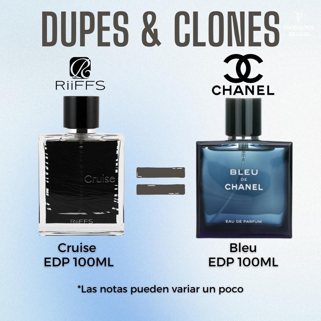 Cruise Riiffs Pour Homme Edp 100Ml Hombre- Inspirado en BLEU CHANEL