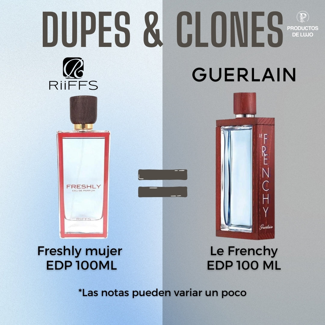 Freshly 100Ml Edp Mujer Riiffs Tester- Inspirado en LE FRENCHY GUERLAIN