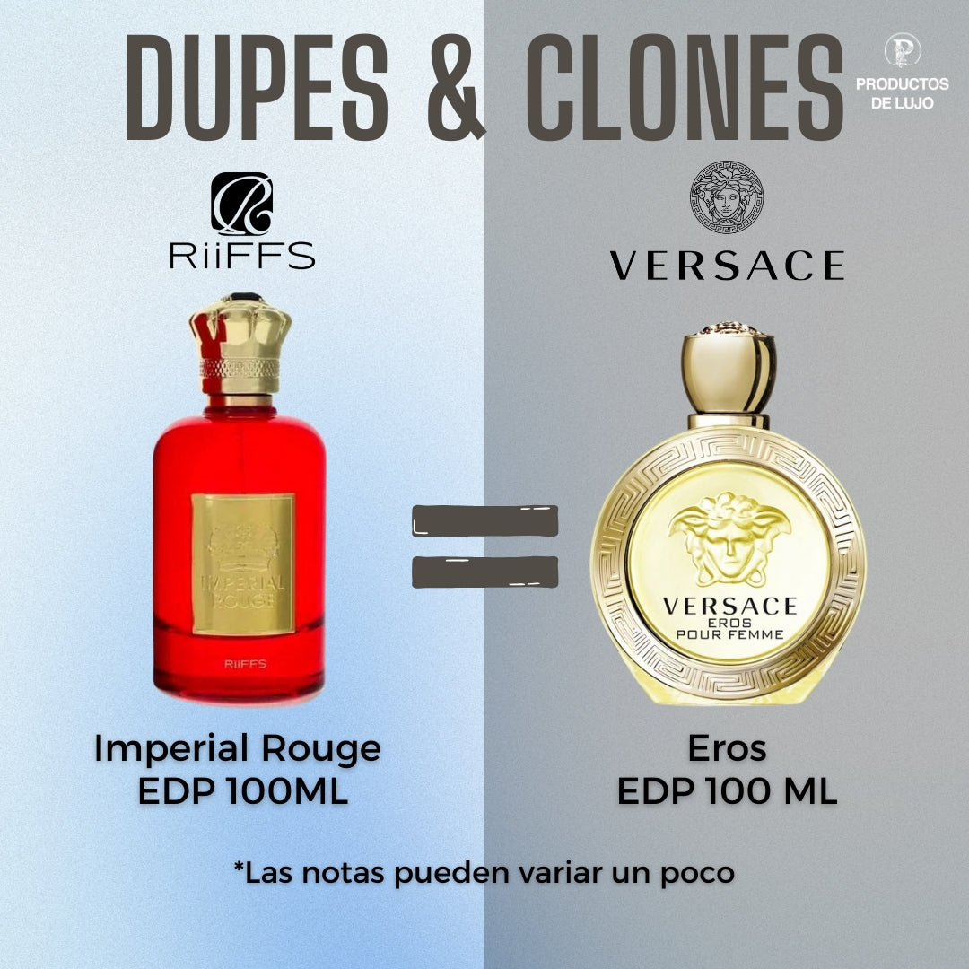 Imperial Rouge Riiffs Edp 100Ml Mujer - Inspirado De Versace Eros Pour Femme