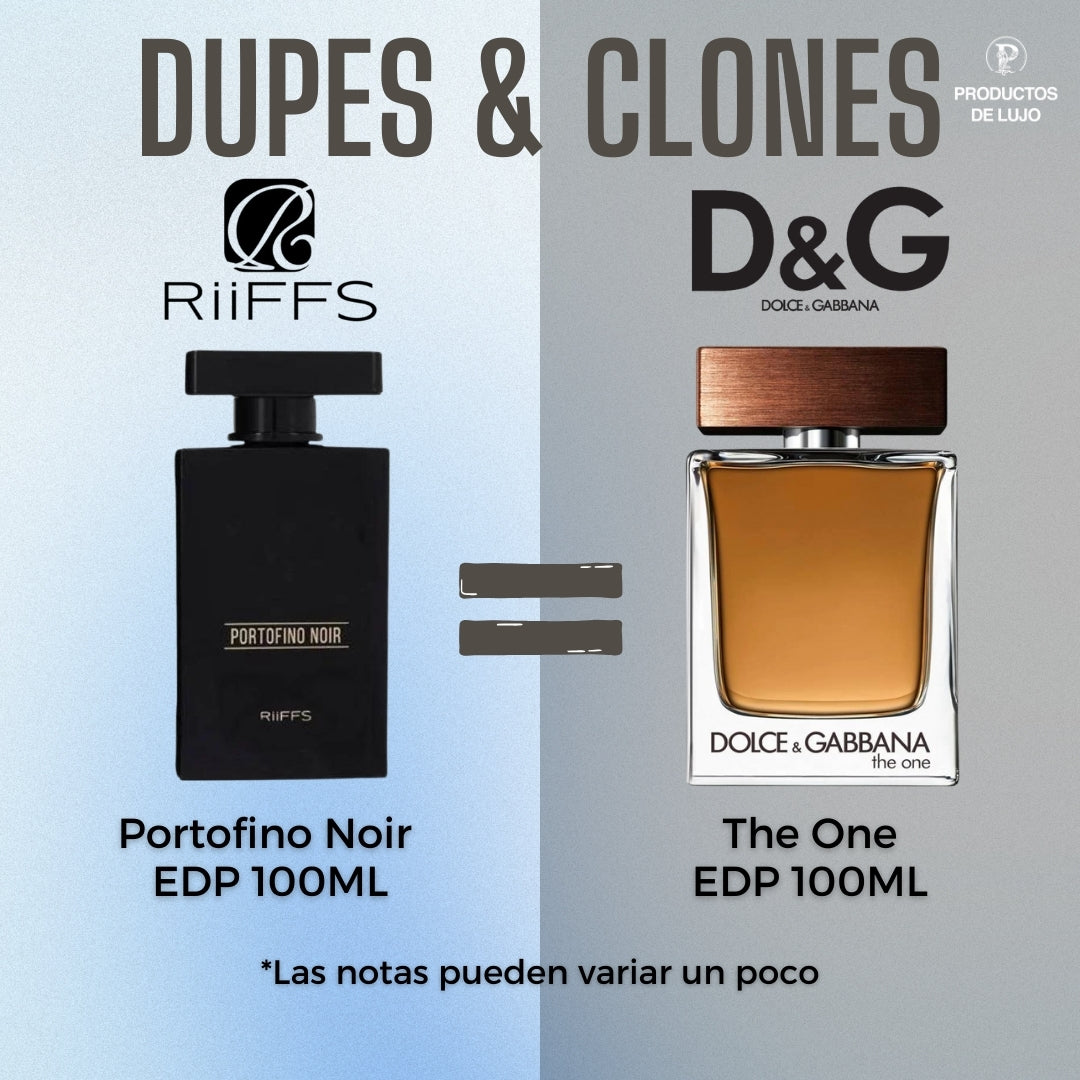 Portofino Noir Riiffs Edp 100Ml Hombre-Inspirado en The One for Men Eau de Parfum Dolce&Gabbana