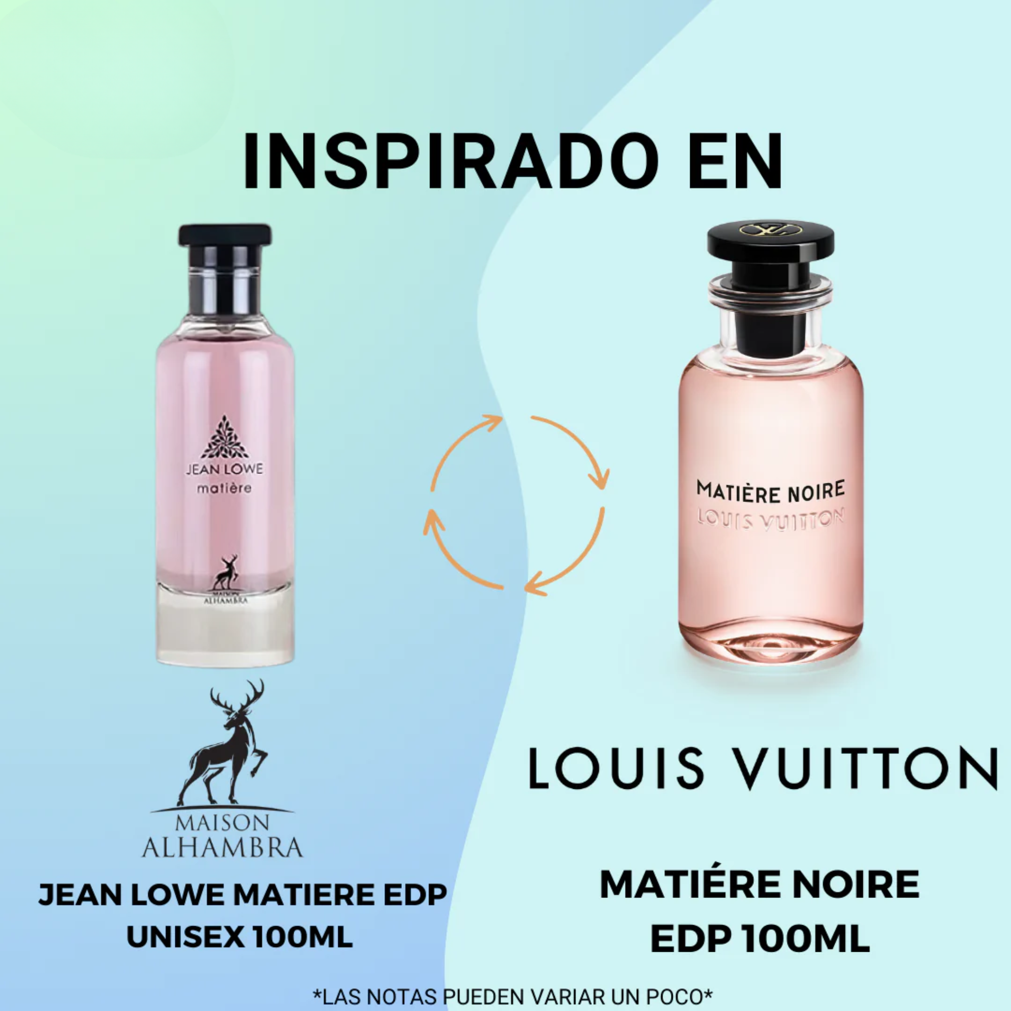 Jean Lowe Matiere Maison Alhambra Edp 100ML Unisex- Inspirado en Matiere Noire - Louis Vuitton