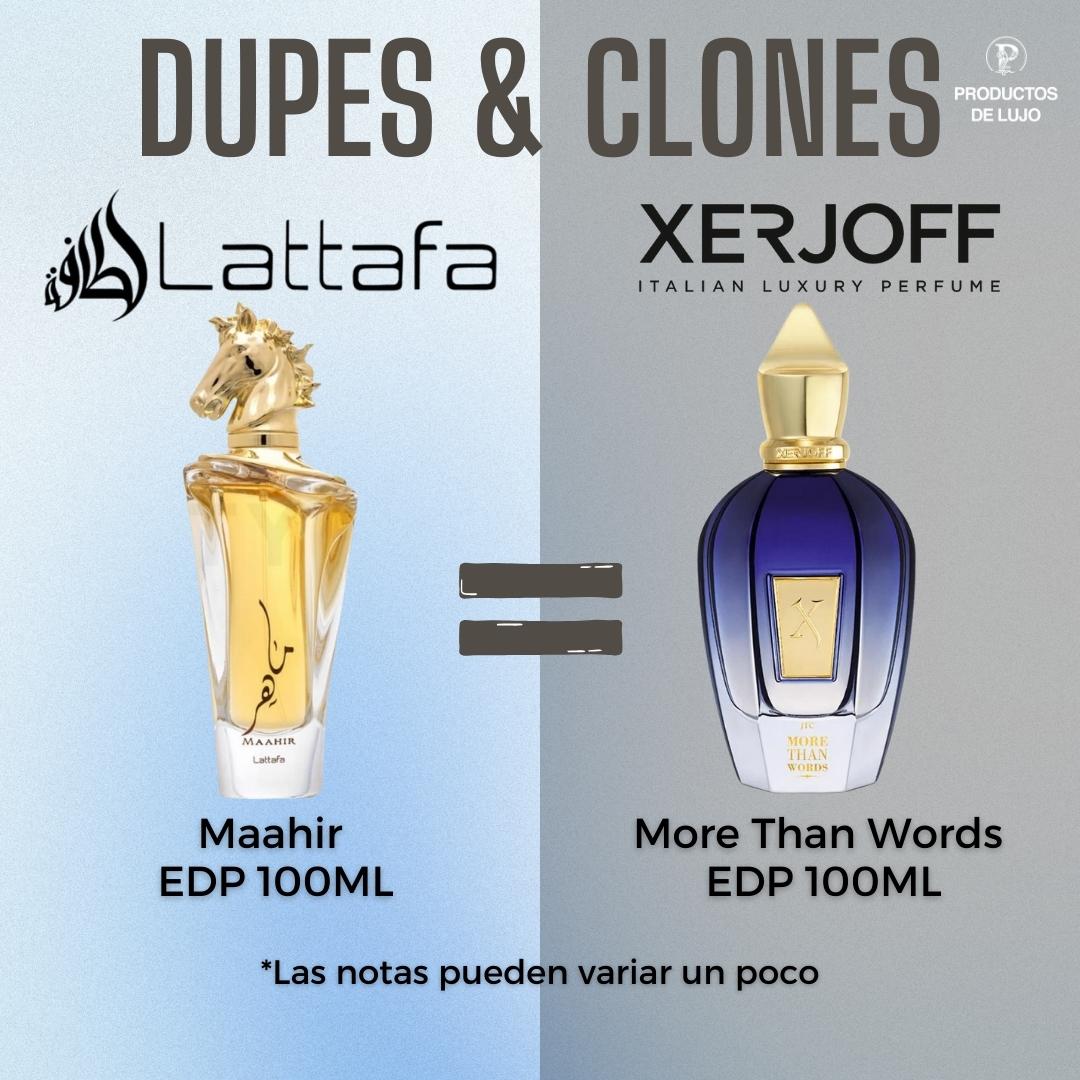 Maahir 100Ml Edp Unisex Lattafa Perfume-Inspirado en More Than Words Xerjoff