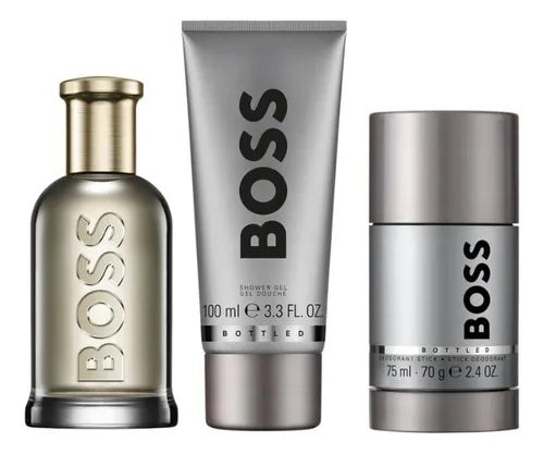 Estuche Hugo Boss Bottled Edp 100Ml + 100Ml S/G + 75Ml Deodorante Hombre