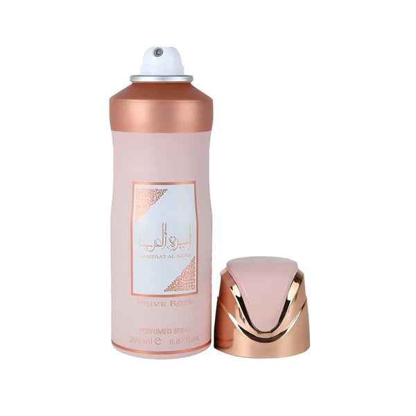 Desodorante Ameerat Al Arab Prive Rose Lattafa Spray 200Ml Mujer