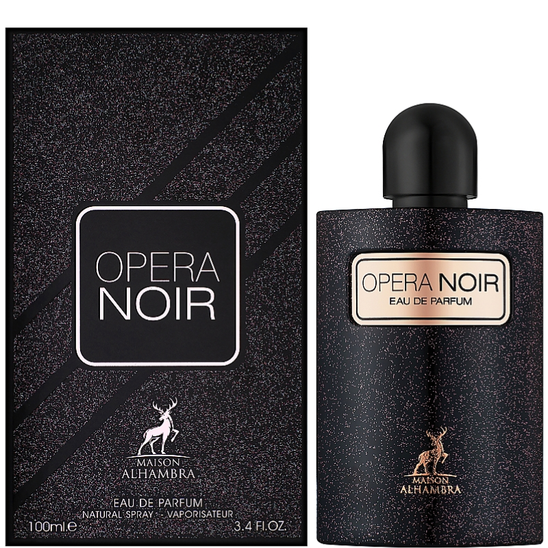 Opera Noir Maison Alhambra Edp 100ML Mujer - Inspirado en Black Opium Yves Saint Laurent