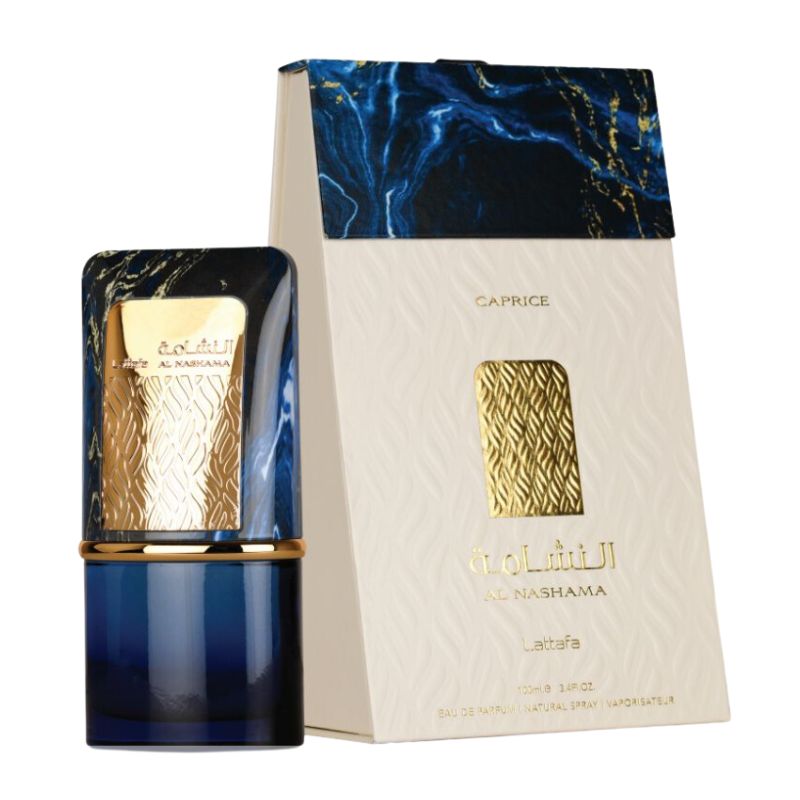 Caprice Al Nashama Lattafa Edp 100Ml Unisex- Inspirado en La Nuit de L Homme Bleu Electrique