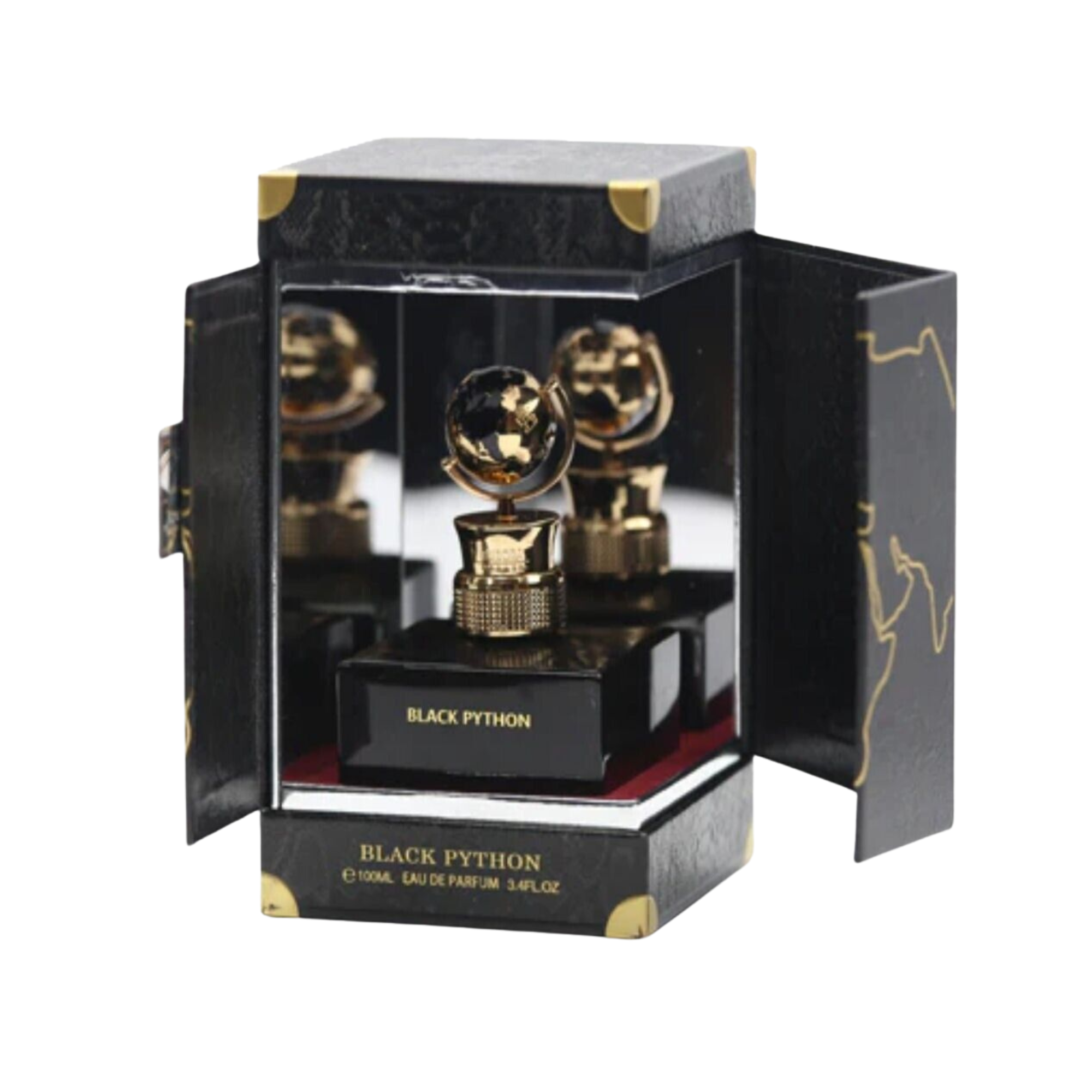 Black Python By Dominique Ropion Aurora Scents Edp 100ML Unisex- Inspirado en Blackpepper Comme des Garcons