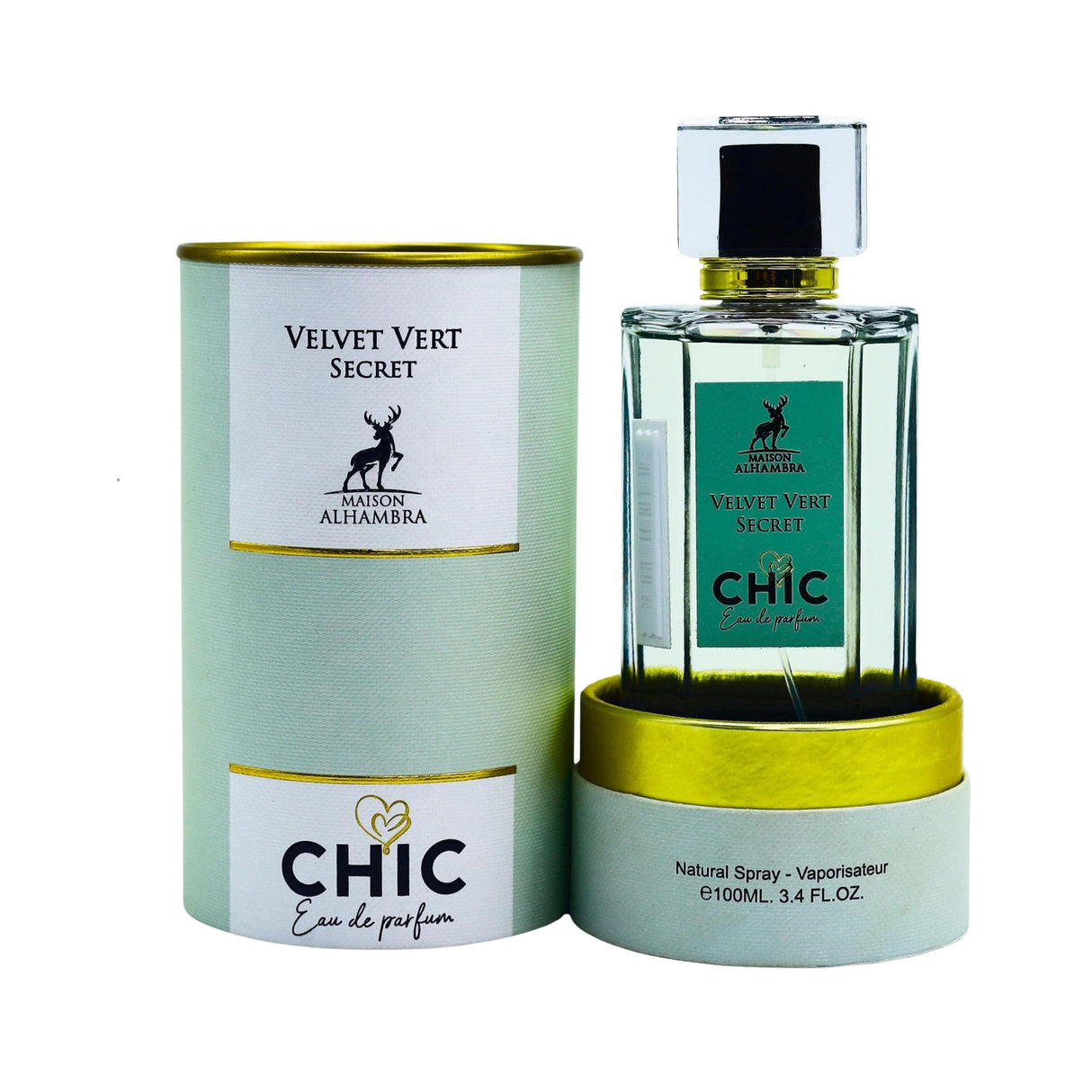 Chic Velvet Vert Secret Edp 100Ml Maison Alhambra Mujer- Inspirado en First Love de Victorias Secret