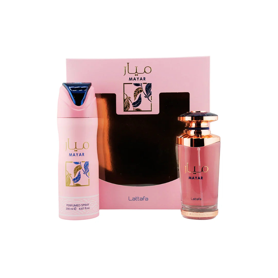 Estuche Mayar Lattafa Edp 100Ml + 200ML Deo Mujer - inspirado en Mugler Angel Nova