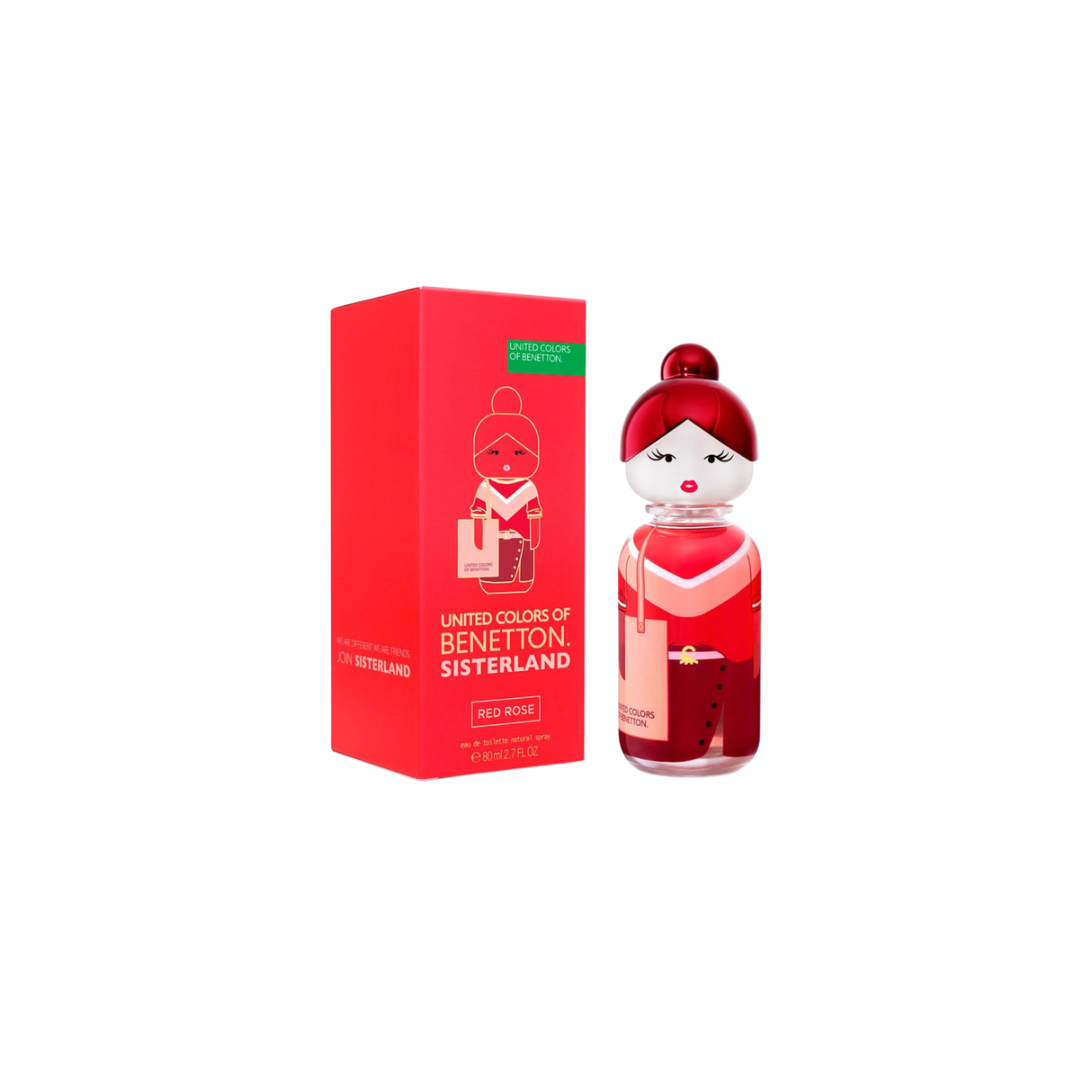 SISTERLAND RED ROSE 80ML MUJER BENETTON AGUA DE TOCADOR