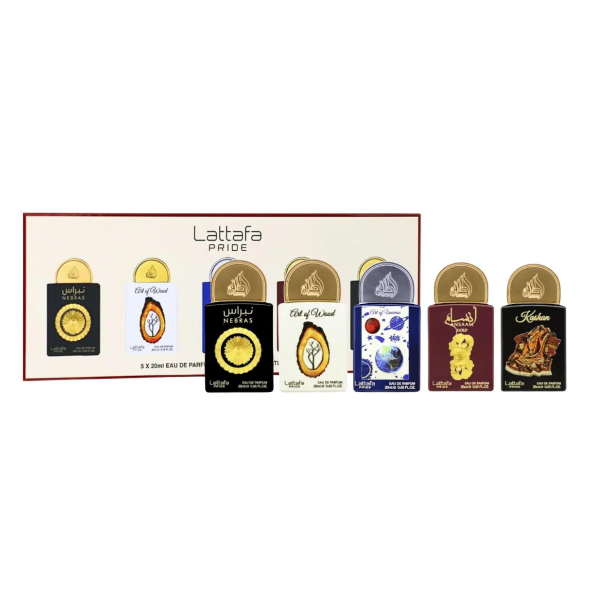 Estuche Lattafa Pride Miniatura Edp Gift Set 5*20Ml Unisex 8092