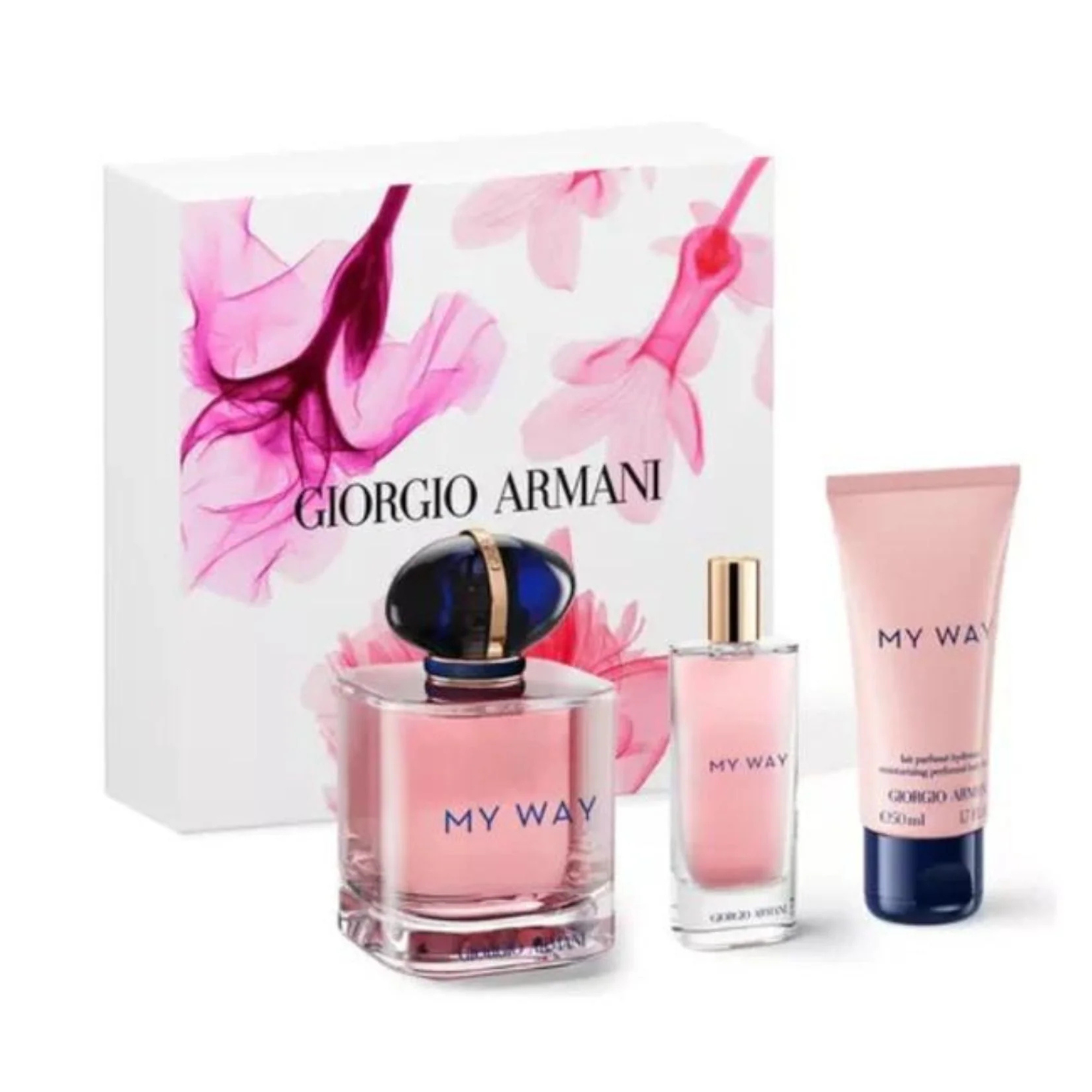 Estuche My Way Giorgio Armani Edp 90ml+15ml+B\L 50Ml Mujer 093