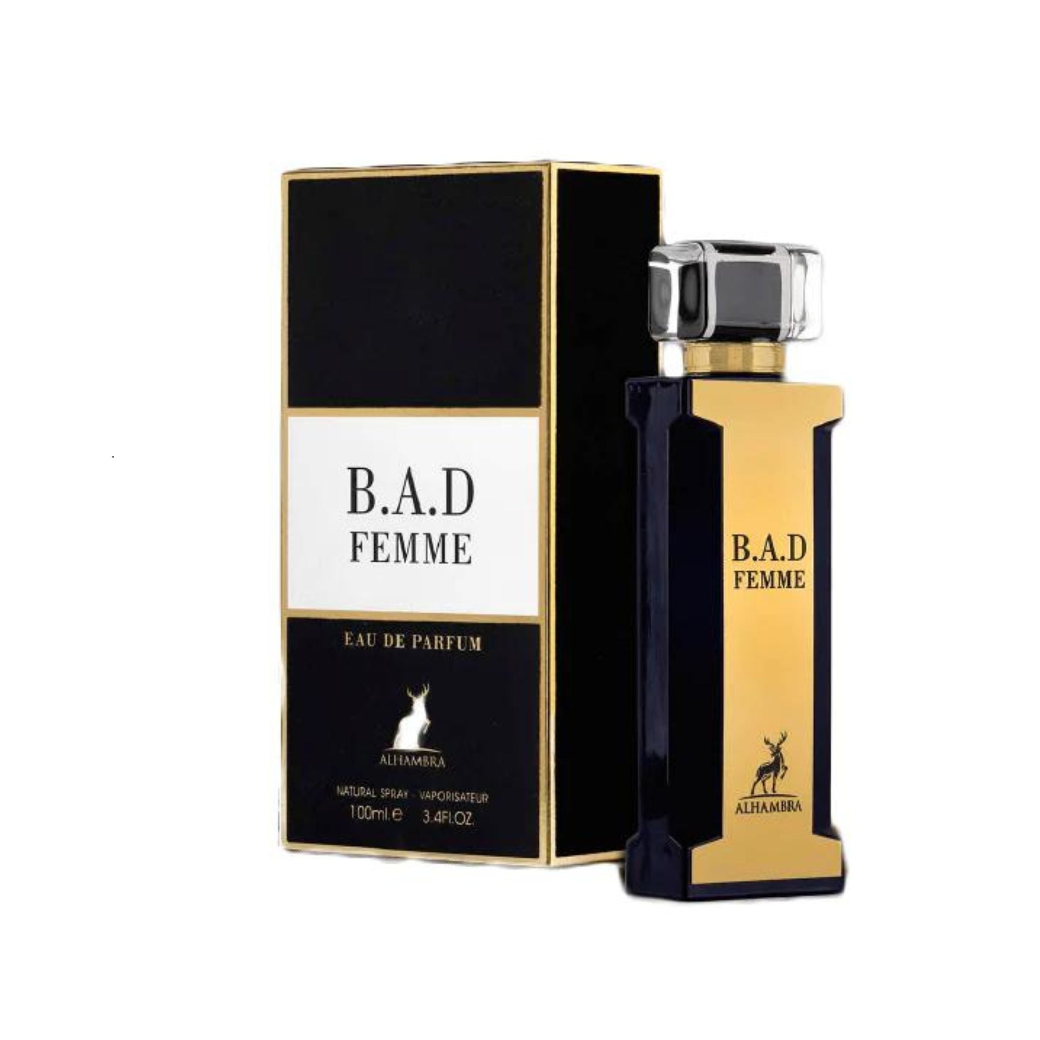 Lattafa B.A.D Femme Original EDP 100 ML- Inspirado En Good Girl De Carolina Herrera