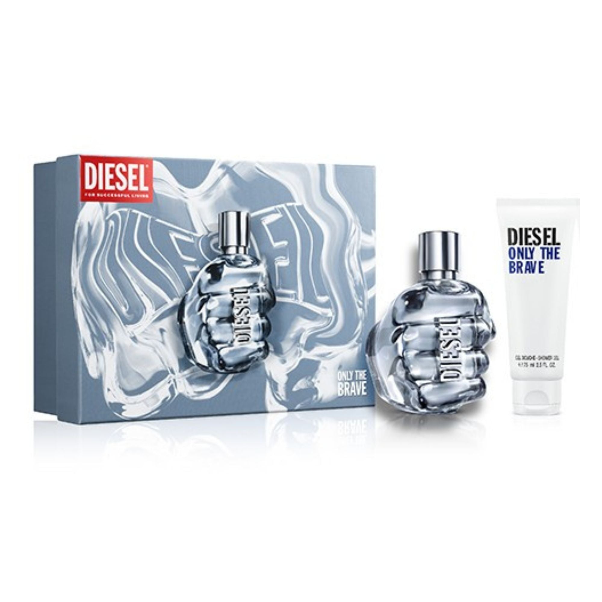 Estuche Diesel only The Brave 50ML+75ML Azul Hombre