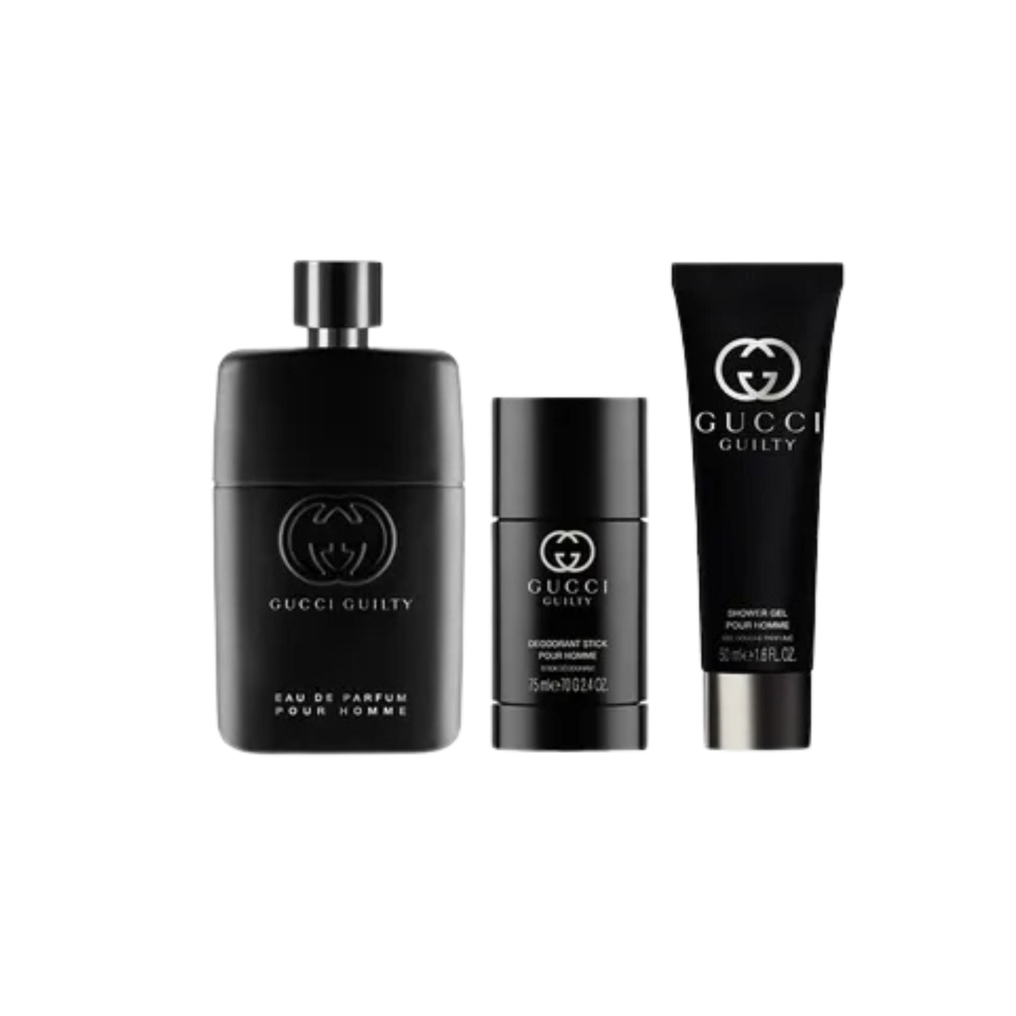 Estuche Gucci Beauty 90ML+50ML SG+ 75g Deo Stick Hombre