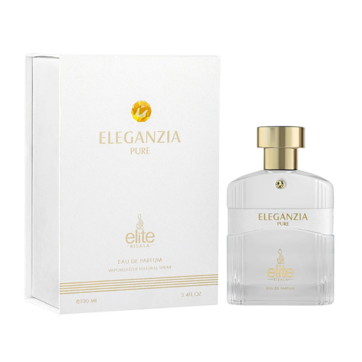 Elite Risala Eleganzia Pure EDP 100 ml Unisex - Inspirado en Silver Mountain Water Creed