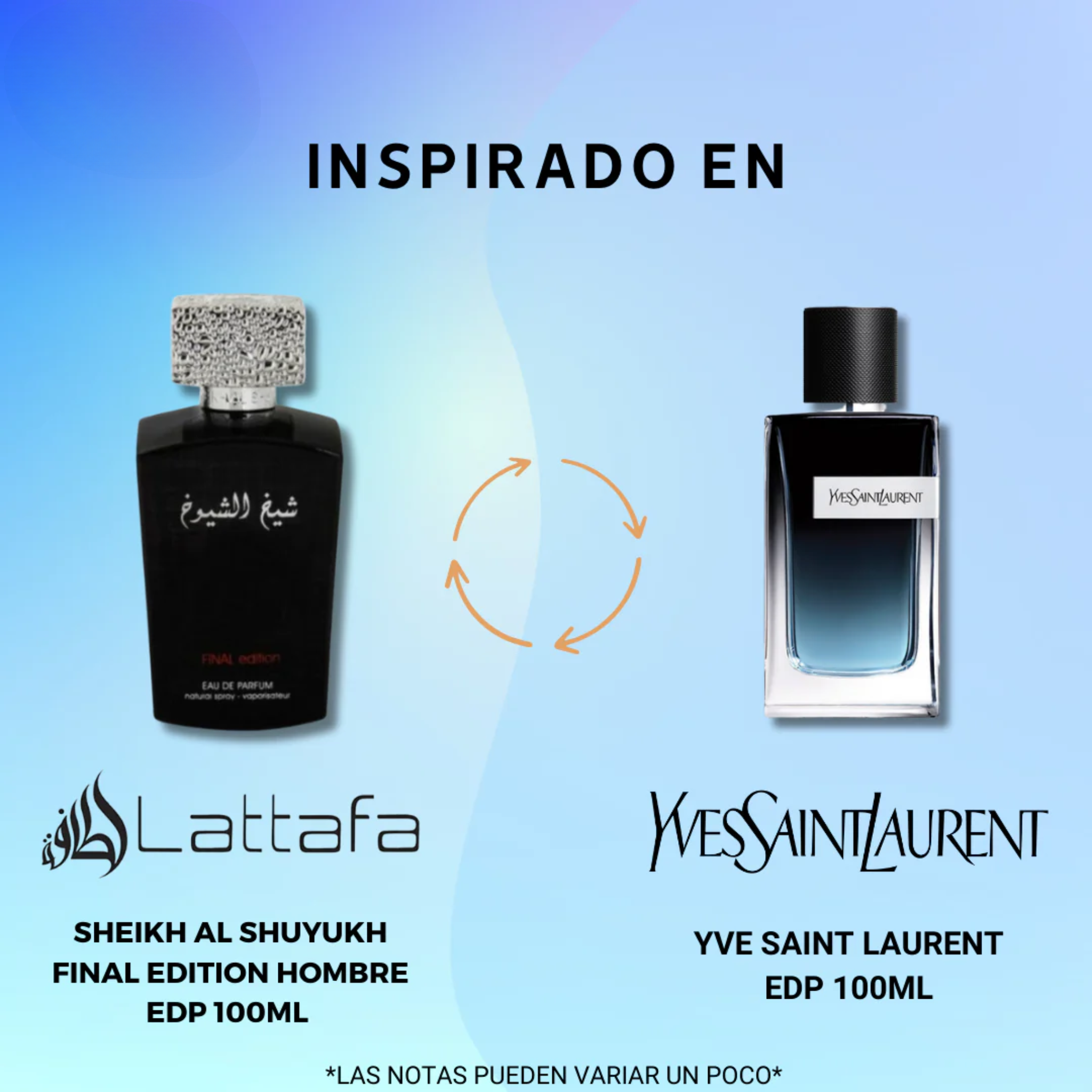 Sheikh Al Shuyukh Final Edition Lattafa 100ML EDP Unisex- Inspirado en Y Eau de Parfum Yves Saint Laurent