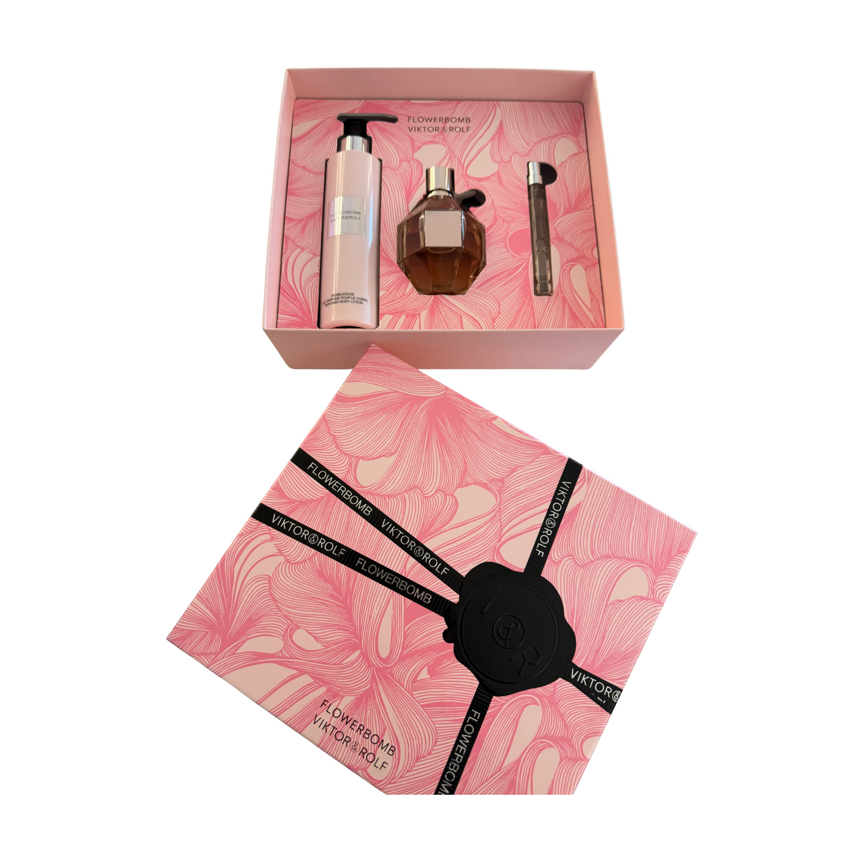 Estuche Flowerbomb Viktor & Rolf Edp 100ML+200ML B/L + 10ML Mujer