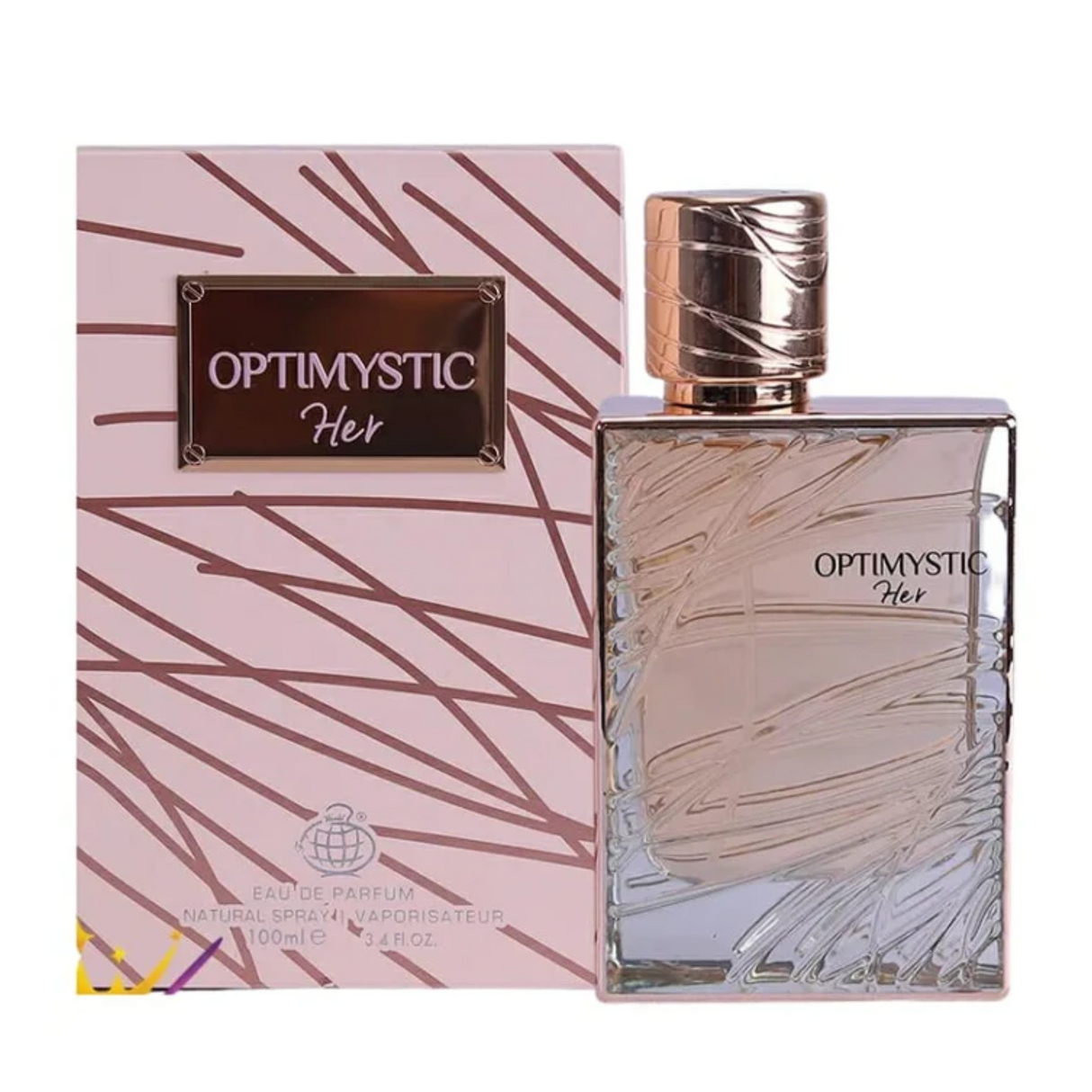 Fragrance World Optimystic Her Edp 100Ml Mujer- Inspirado En Burberry Her
