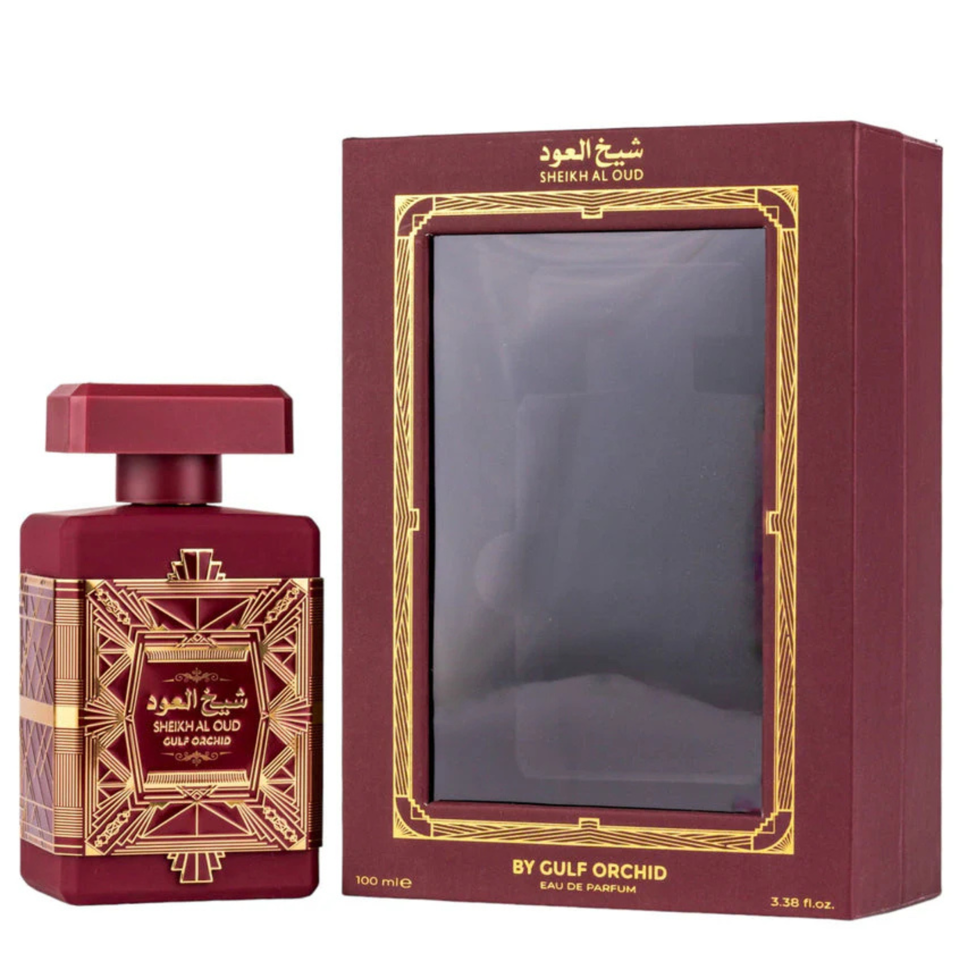 Sheikh AL Oud Red Gulf Orchid Edp 100ML Unisex- Inspirado en Baccarat Rouge 540