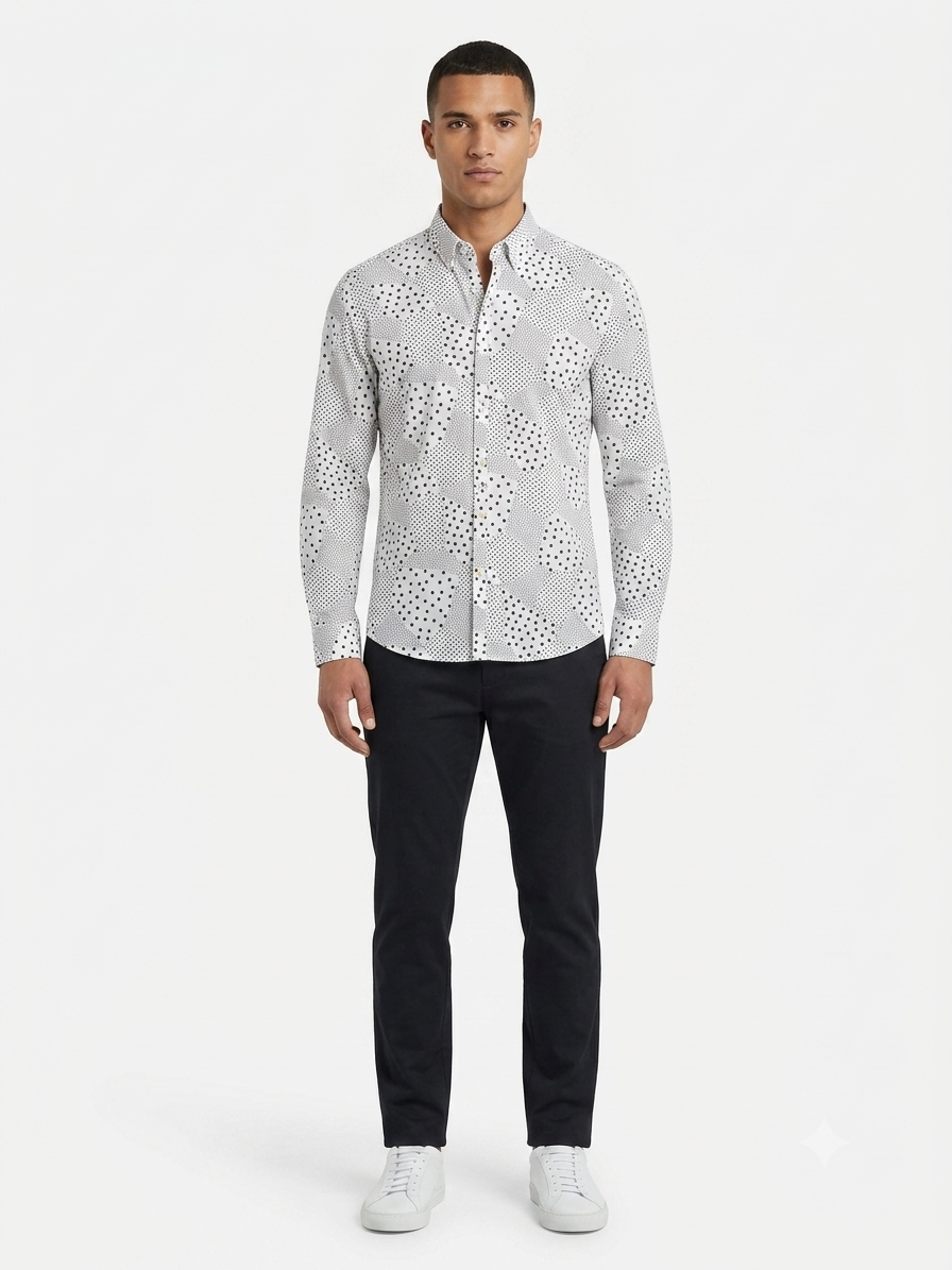 Camisa Selected Blanco Hombre
