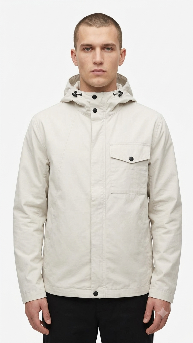 Chaqueta Selected Blanco Hombre