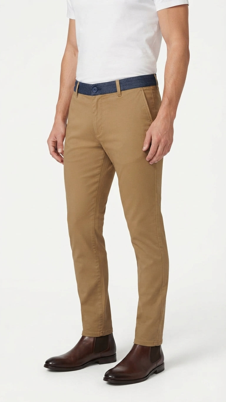 Pantalon Marrón Castaño Selected Hombre 1247