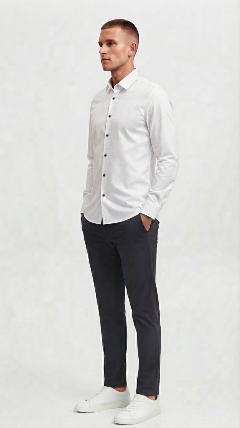 Camisa Blanca Selected Hombre 5697