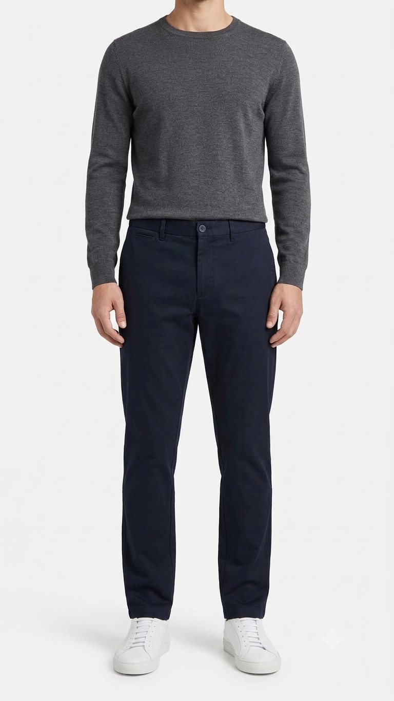 Pantalones Azul Para hombre 5502
