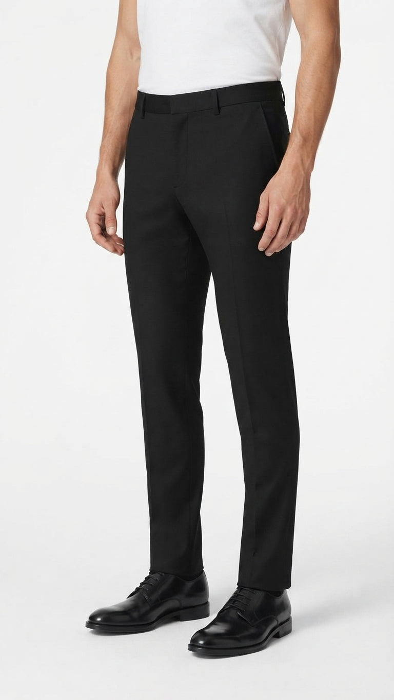 Pantalon Exclusivos Casual Selected Negro Hombre 2205