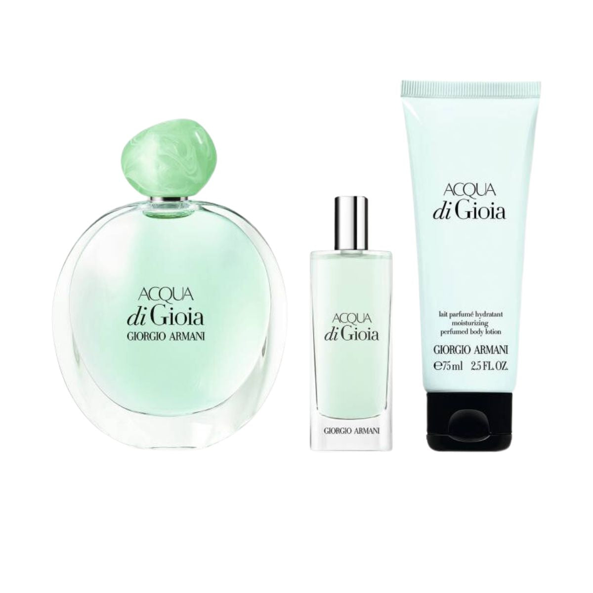Estuche Acqua Di Gioia Armani Edp 100ML+15ML+75ML B/L Mujer