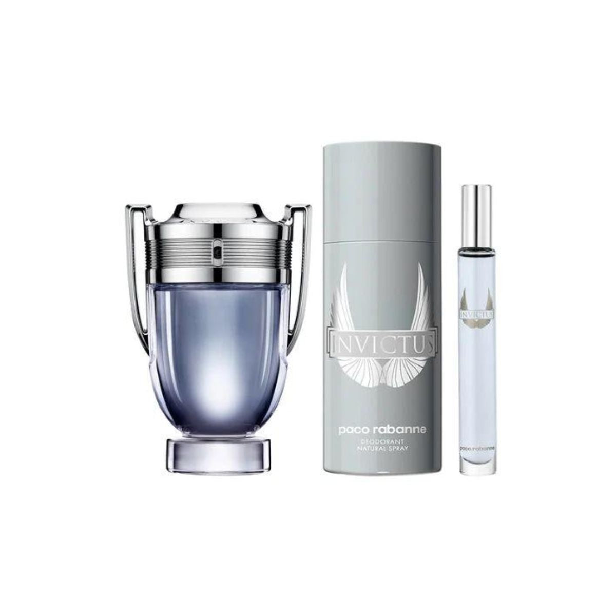 Invictus Set Edt 100ml+150 deso+10ml Hombre