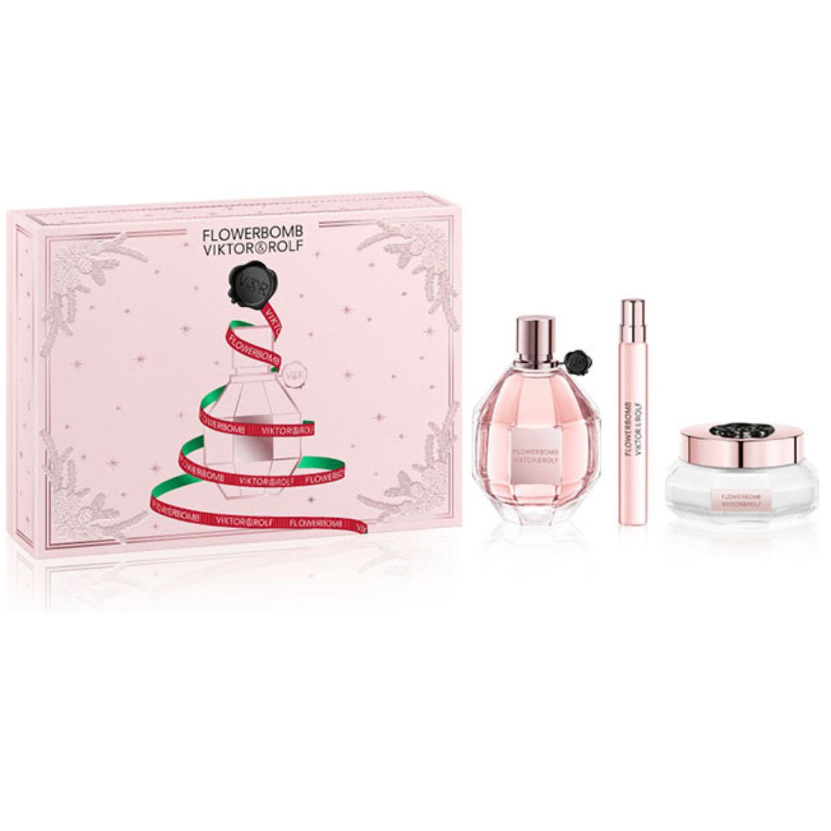 Estuche Flowerbomb Victor & Rolf Edp 100ML+10ML + 200ML Crema Corpo Mujer