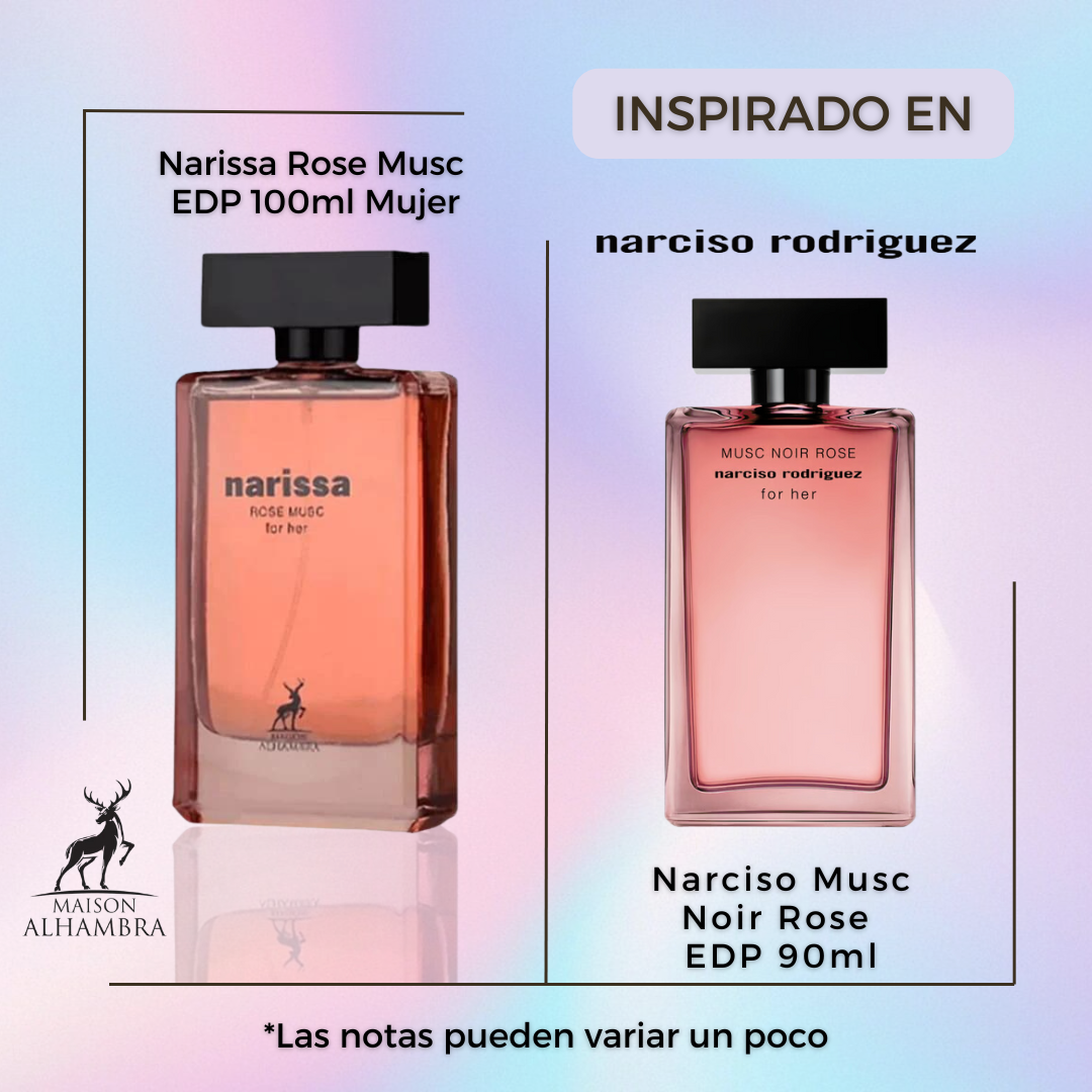Narissa Rose Musc For Her Masion Alhambra Edp 100Ml Mujer- Inspirado en Musc Noir Rose For Her Narciso Rodriguez