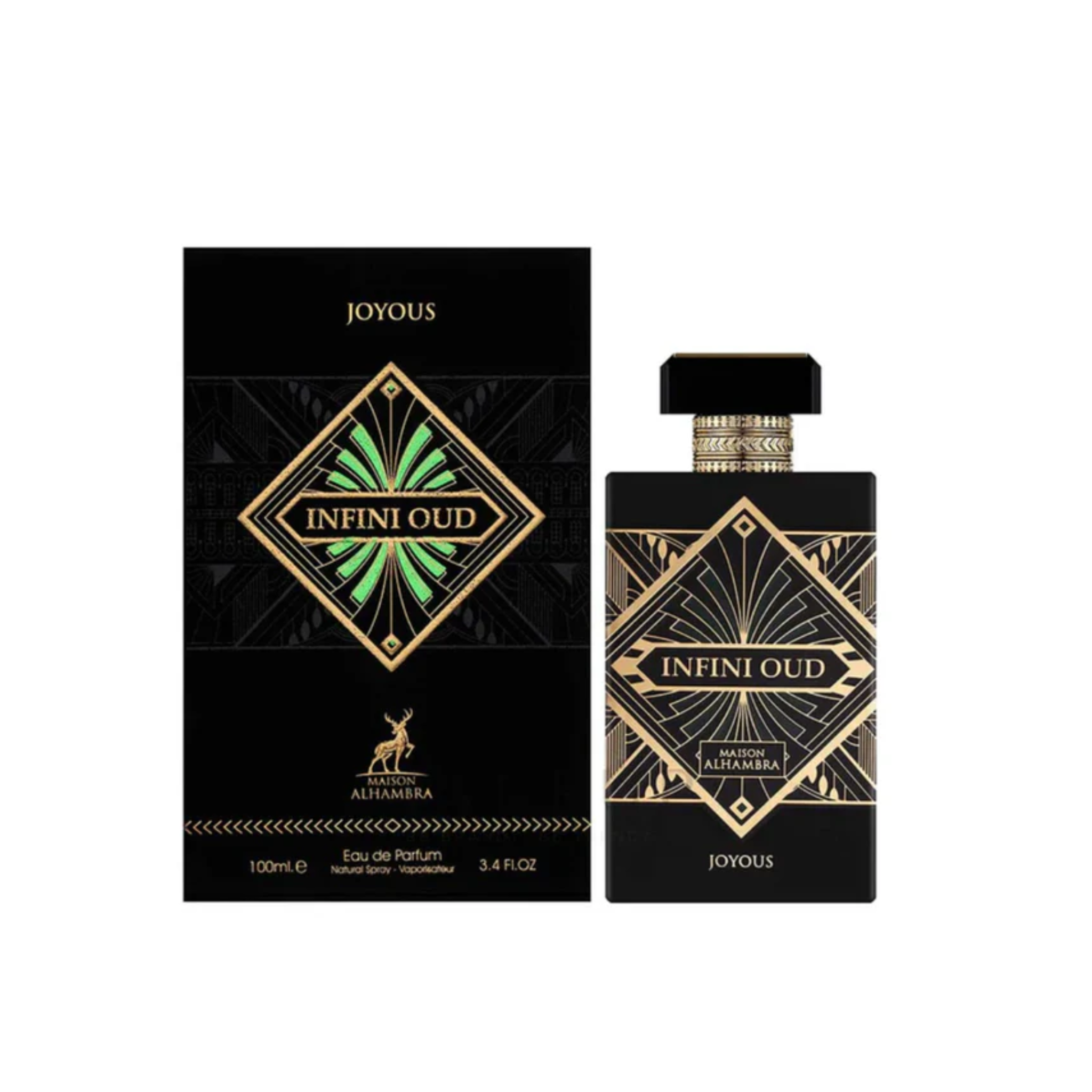 Infini Oud Joyous Maison Alhambra Edp 100ML Unisex- INSPIRADO EN OUD FOR HAPPINESS