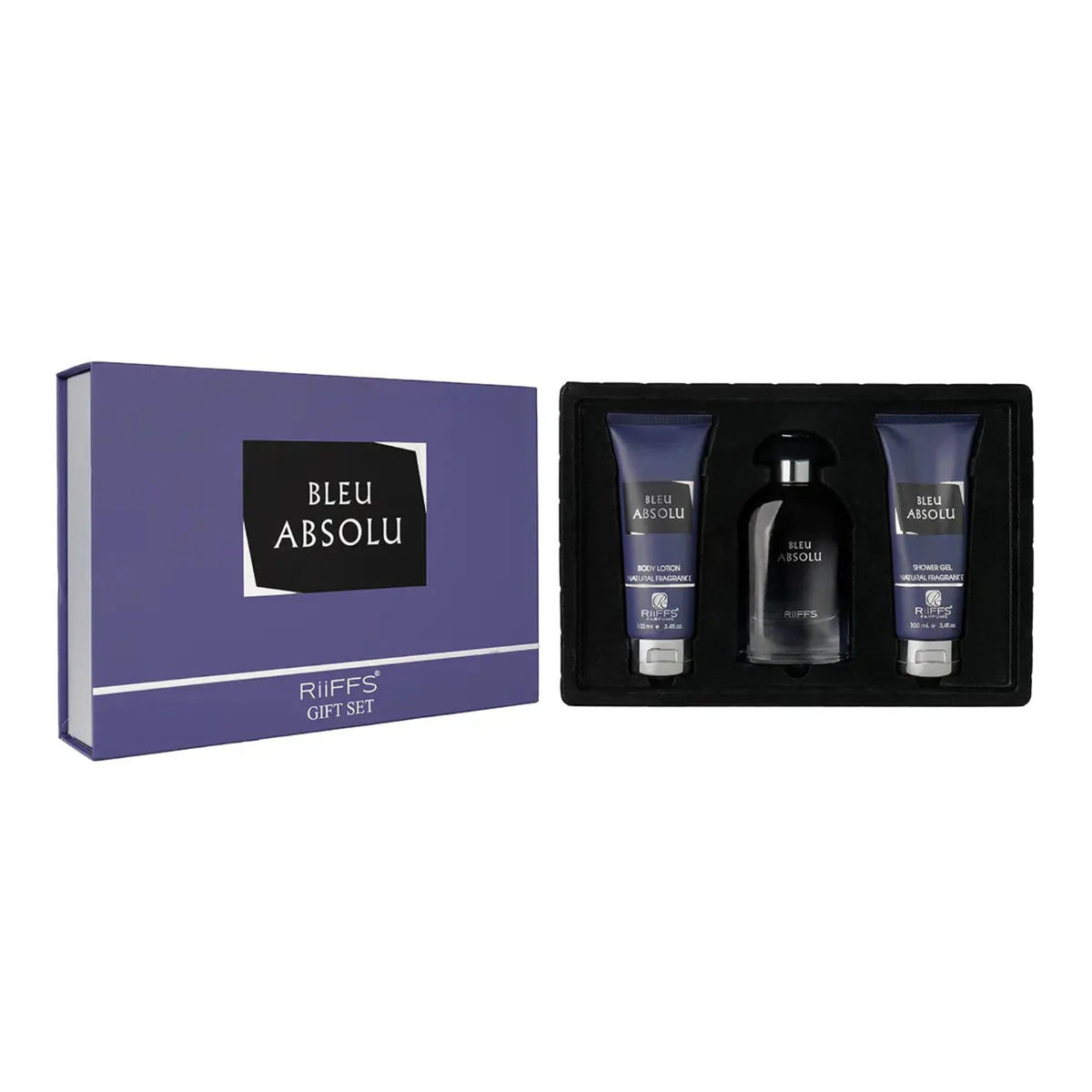 Estuche Belu Absolu Riiffs EDP 100 ml +S/G 100 ml +B/L 100 ml Hombre