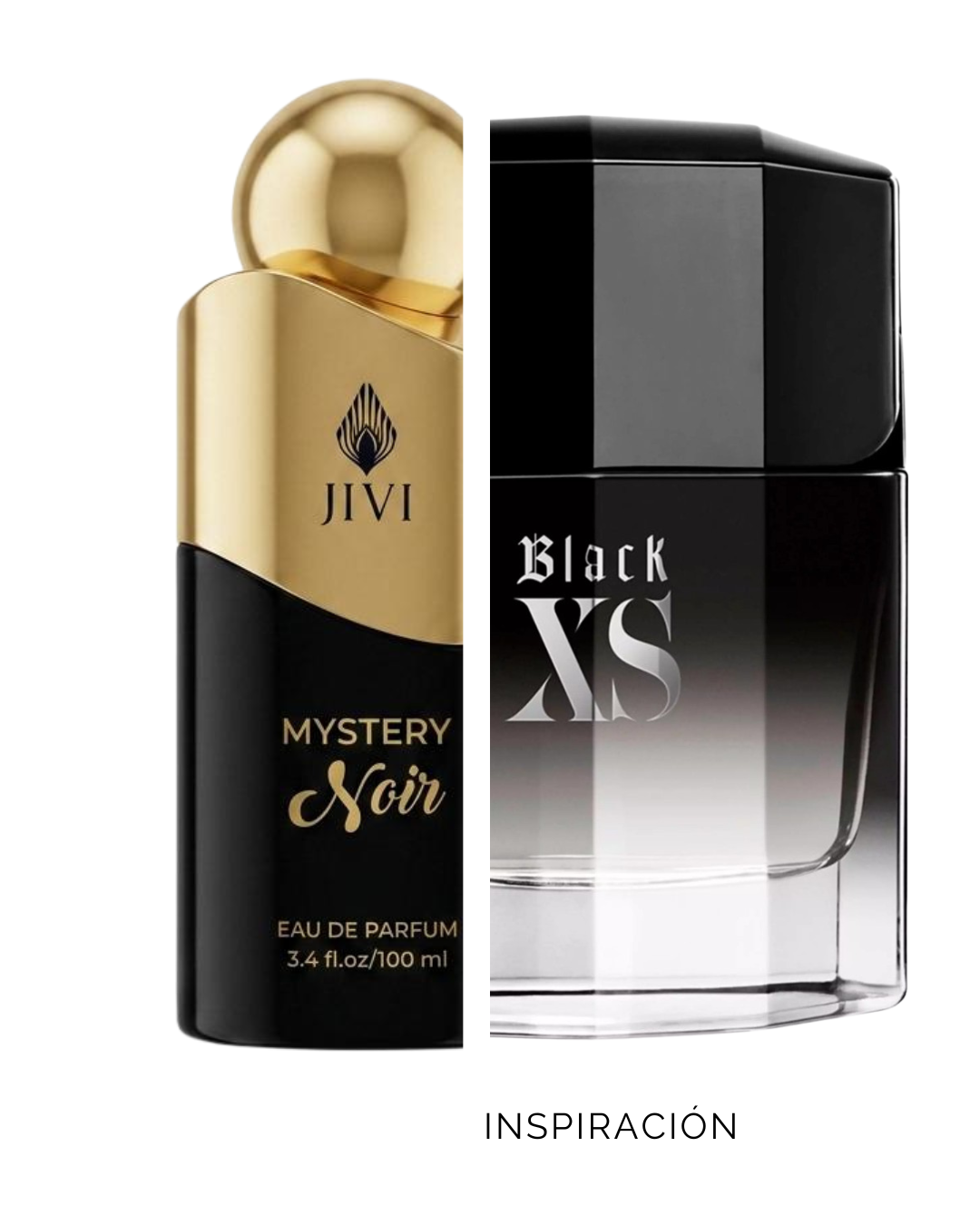 Mystery Noir Metallic Jivi Parfums Edp 100Ml Hombre - Inspirado de Paco Rabanne Black XS Men