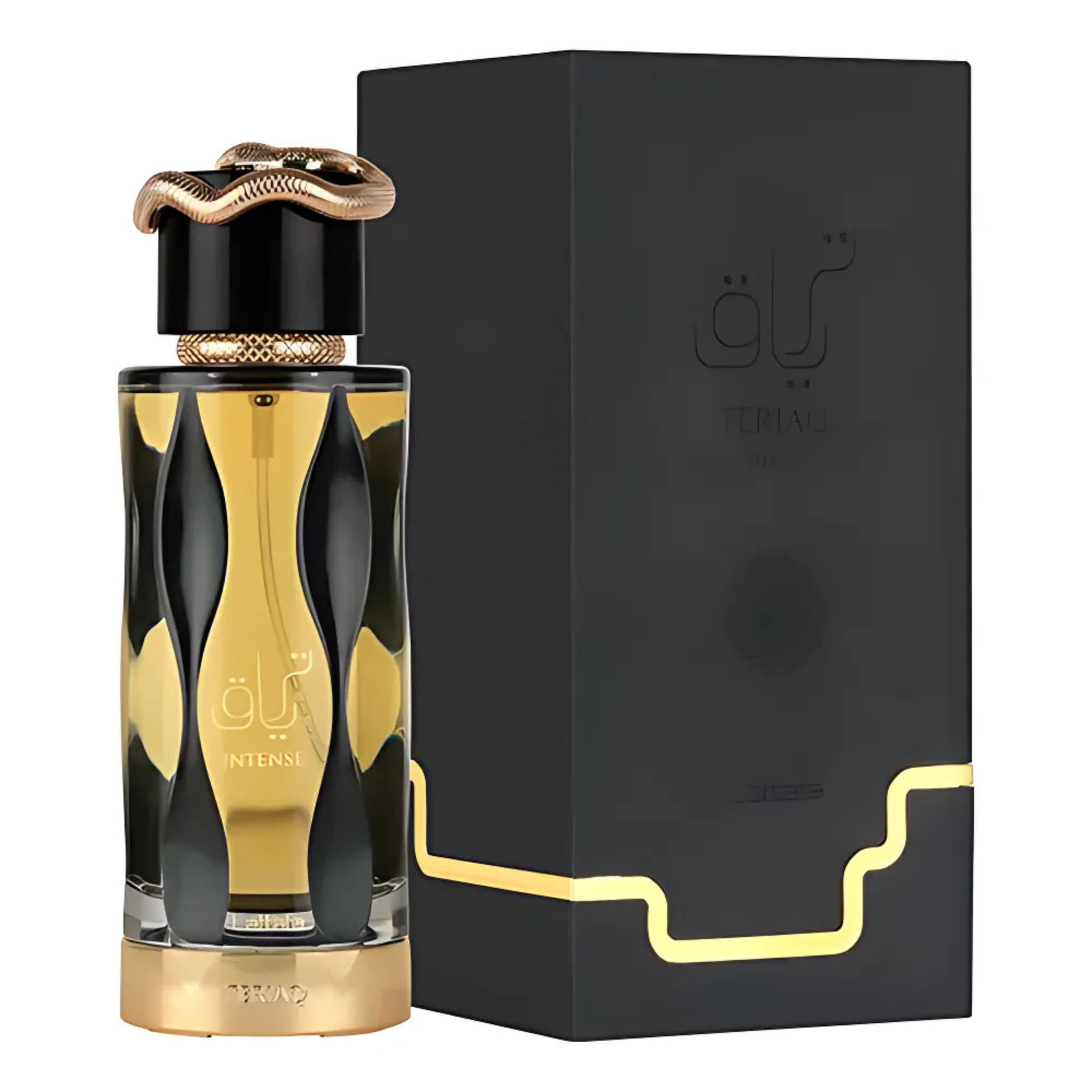 Teriaq Intense Lattafa Edp 100ML Unisex - Inspirado en Le Male Elixir Absolu Jean Paul Gaultier