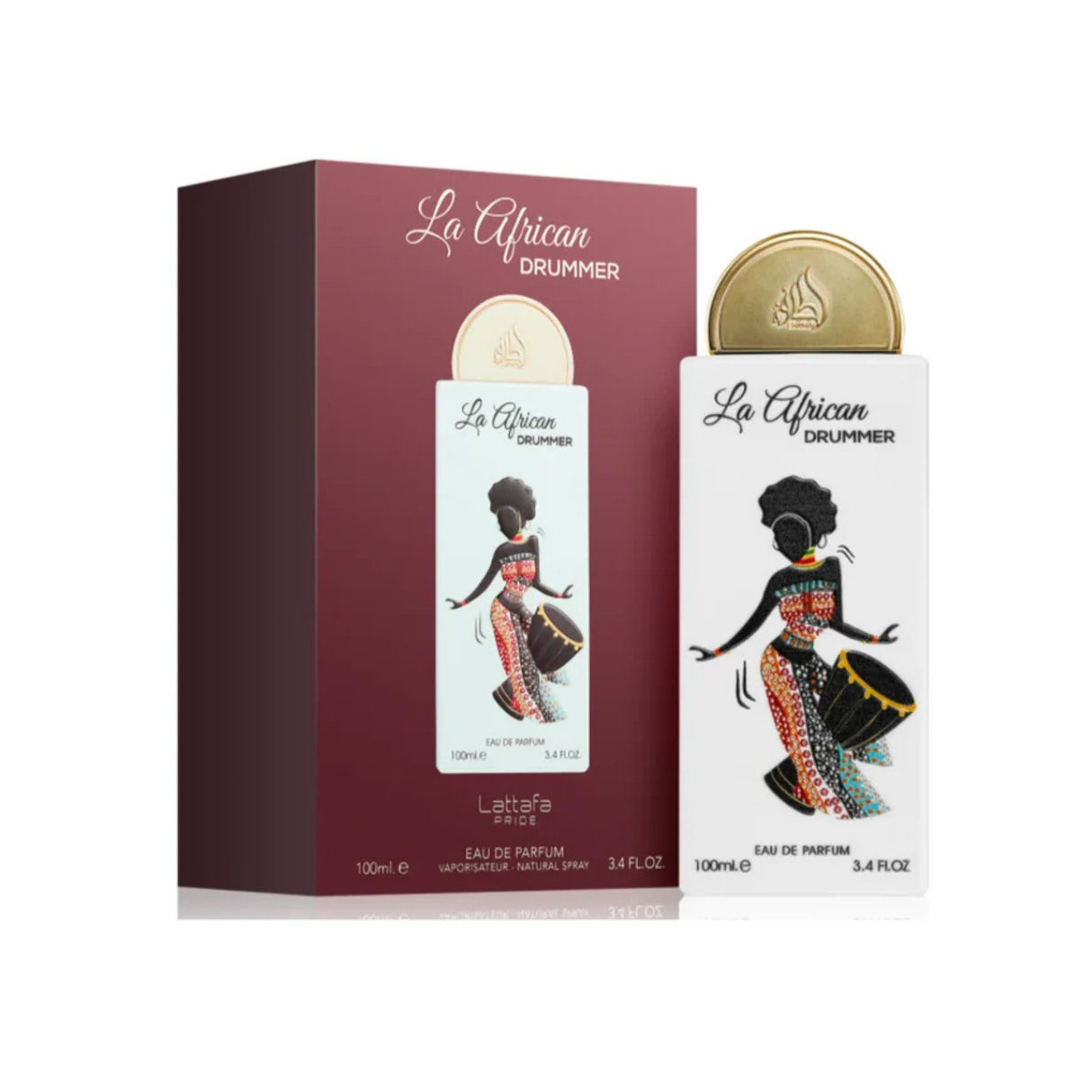 La African Drummer Lattafa Edp 100ML Mujer- Inspirado en Lust for Sun Juliette Has A Gun