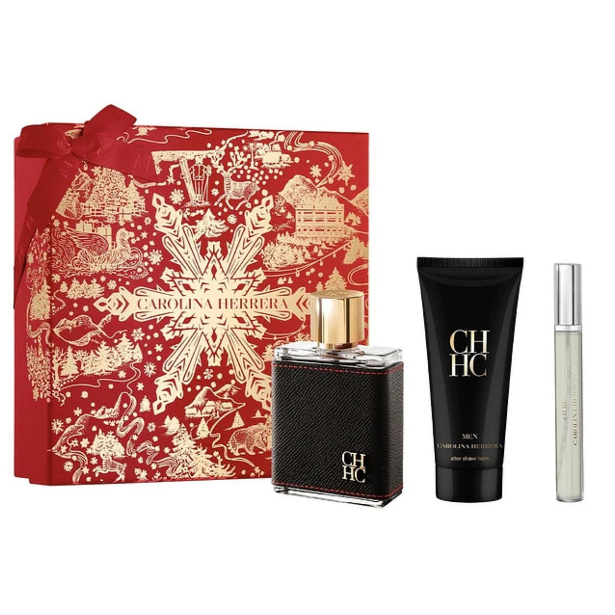 Estuche Ch Men Carolina Herrera Edt 100ML+10ML+100ML A/S Hombre