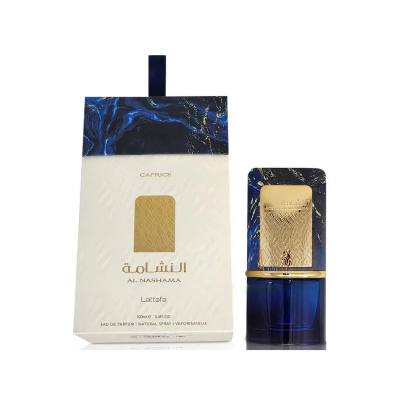 Caprice Al Nashama Lattafa Edp 100Ml Unisex- Inspirado en La Nuit de L Homme Bleu Electrique