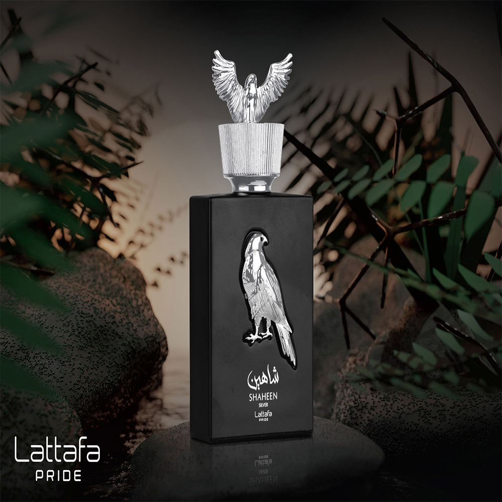 Shaheen Silver Lattafa Edp 100Ml Unisex-Inspirado en Aventus Creed
