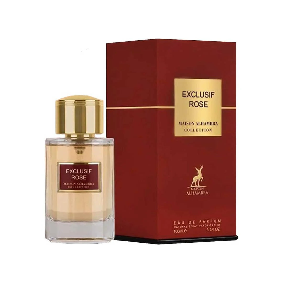 Exclusif Rose Maison Alhambra Edp 100Ml Unisex-Inspirado En Carolina Herrera Burning Rose Edp 100ml