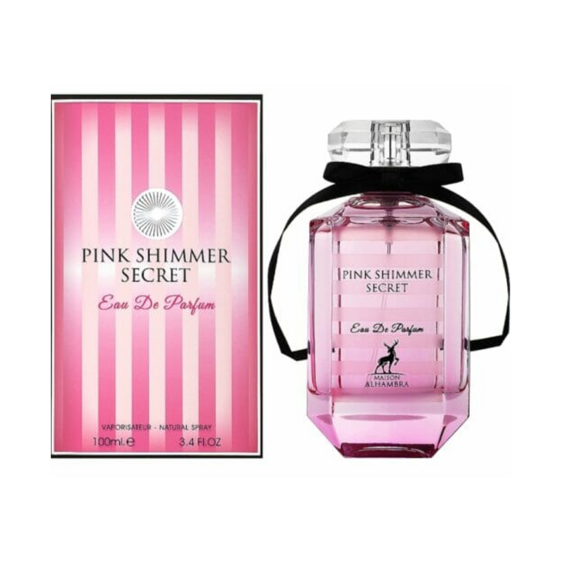 Maison Alhambra Pink Shimmer Secret EDP 100 ML- INSPIRADO EN BOMBSHELL