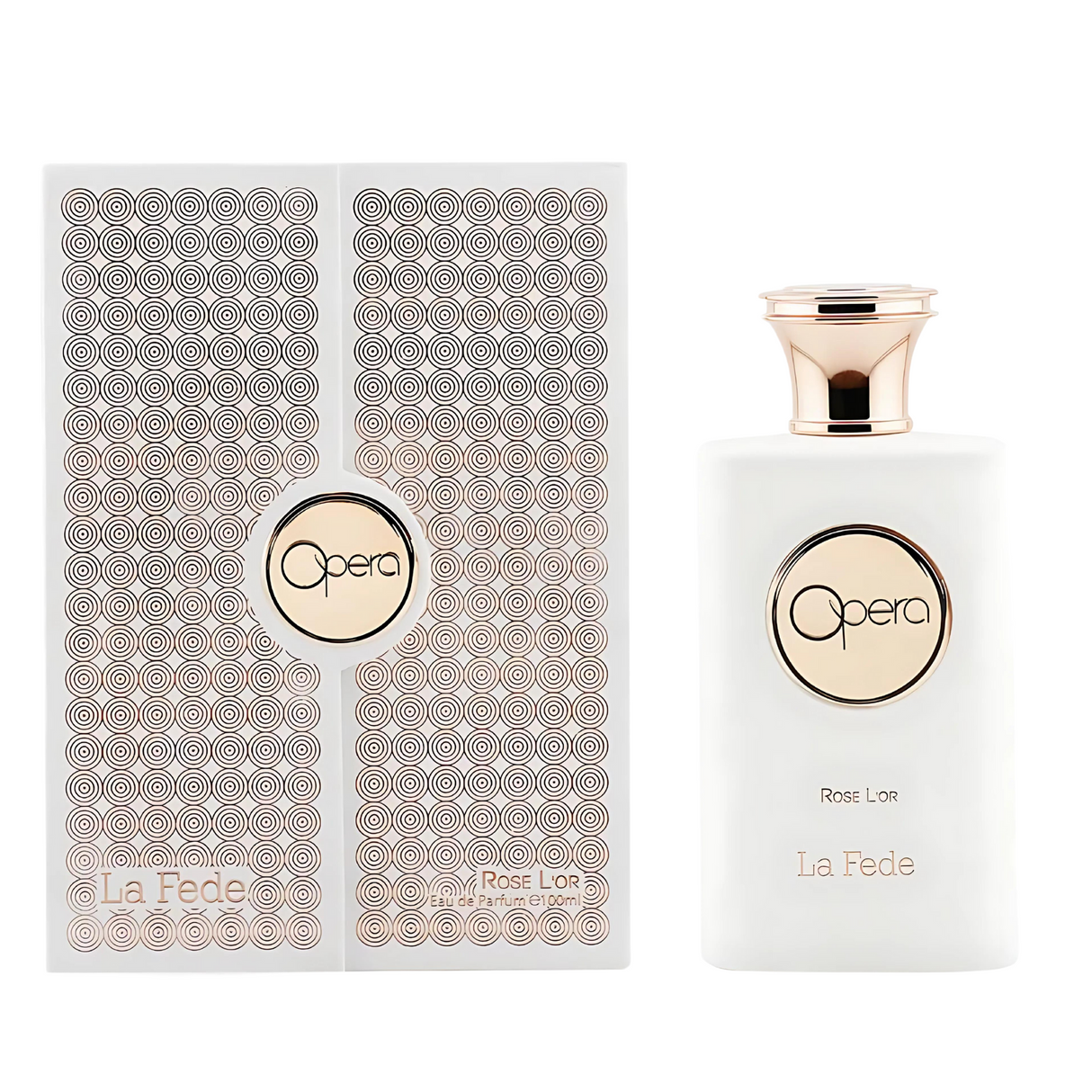 Opera Rose La Fede Edp 100ML Unisex- Inspirado en Mohra Silky Rose Lattafa Perfumes