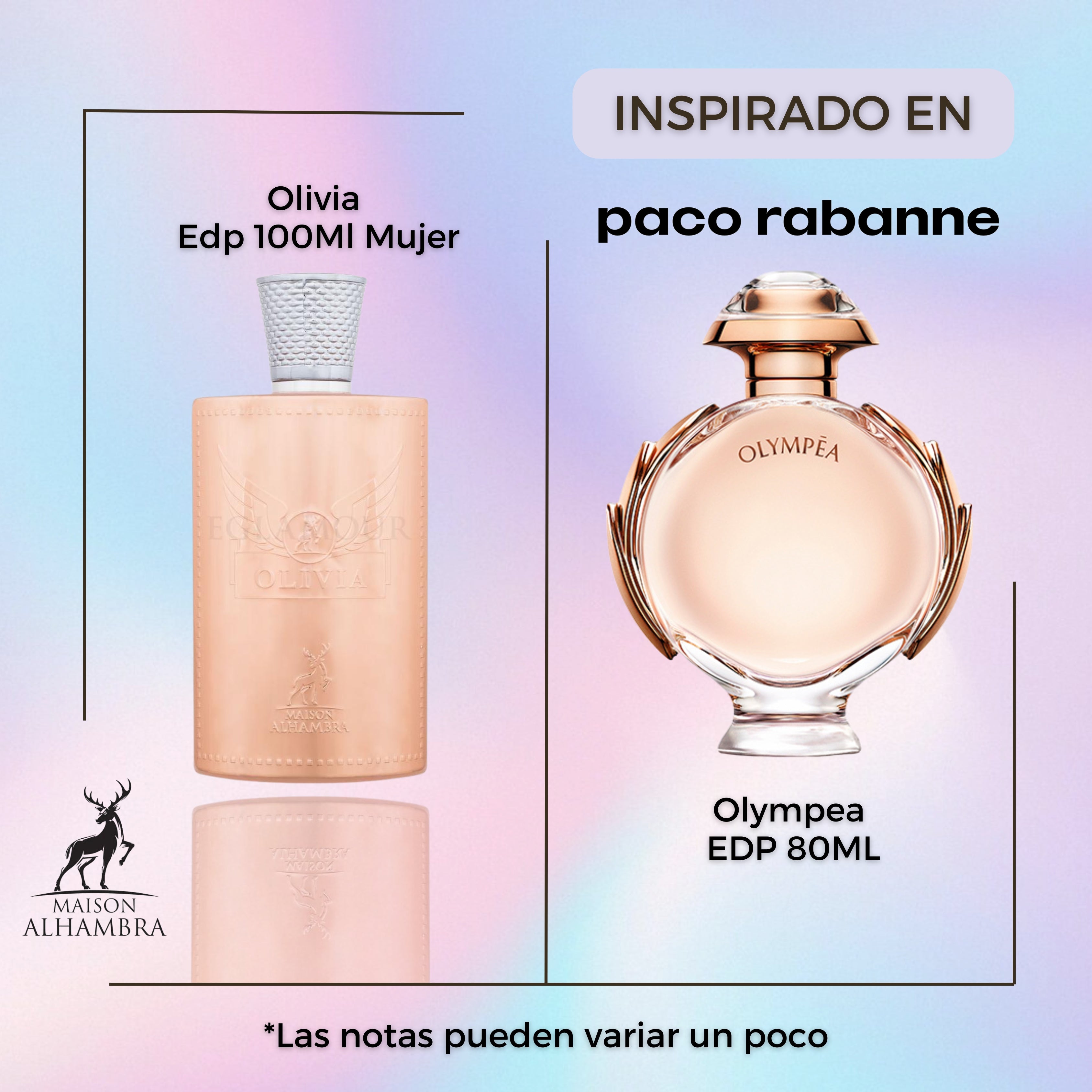Maison Alhambra Olivia EDP 80 ML Para Mujer
