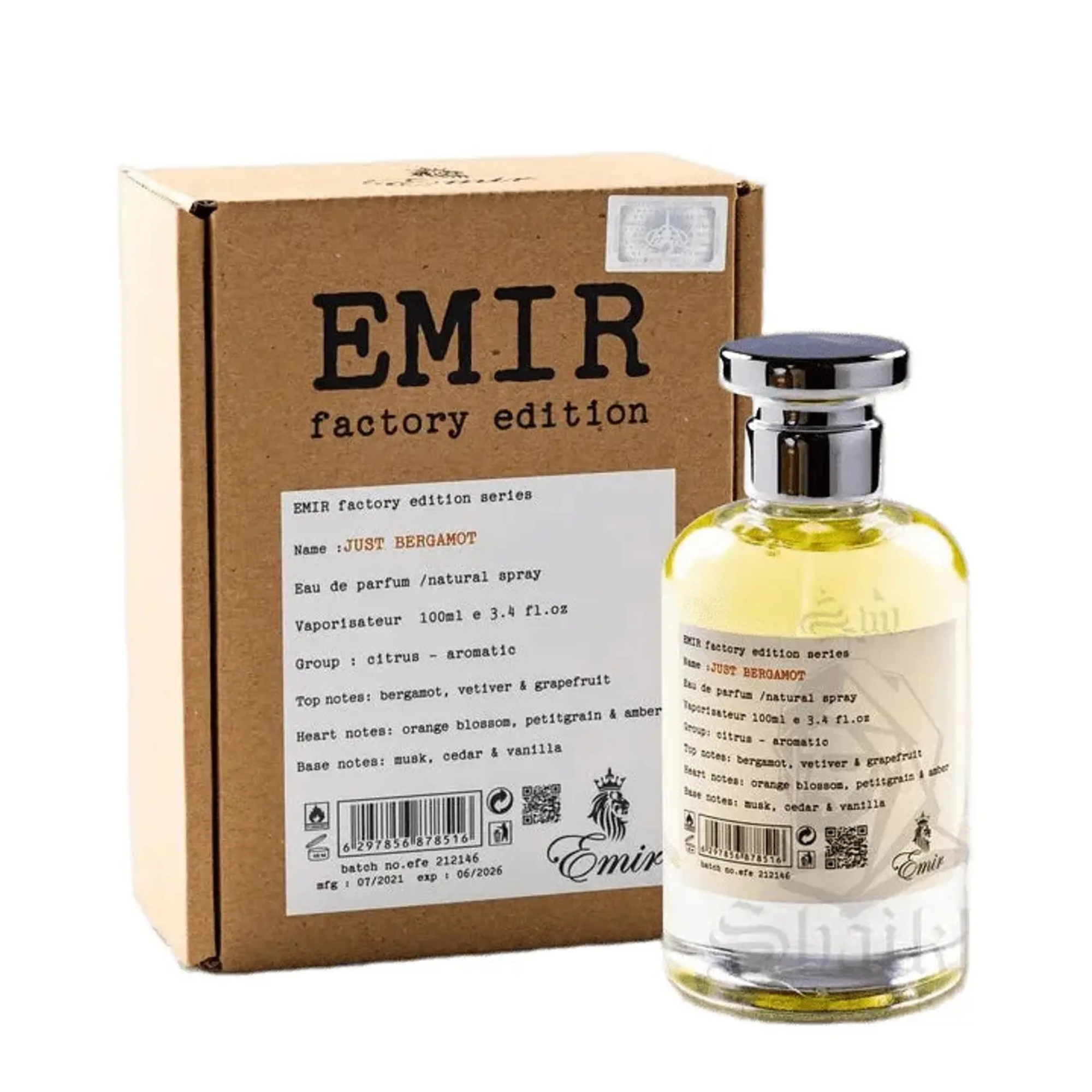 Just Bergamot Emir Factory Ediction Paris Corner Edp 100Ml Unisex
