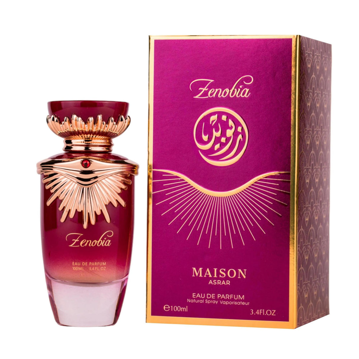 Zenobia Maison Asrar Edp 100ML Mujer- Inspirado en The Only One Eau de Parfum Intense Dolce&Gabbana