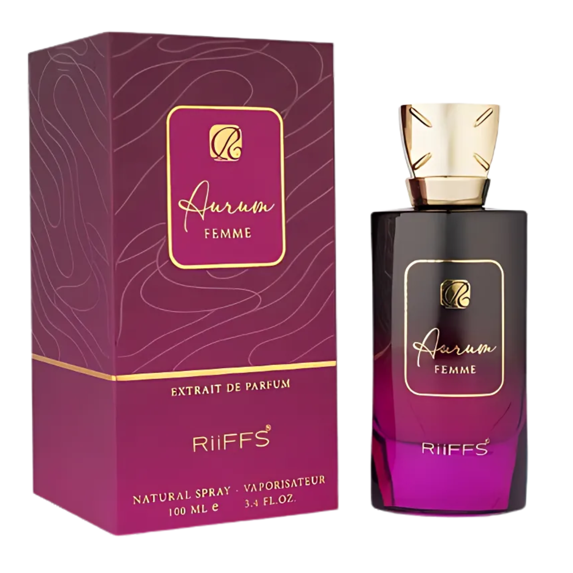Aurum Extrait De Parfum 100ML Riiffs Mujer