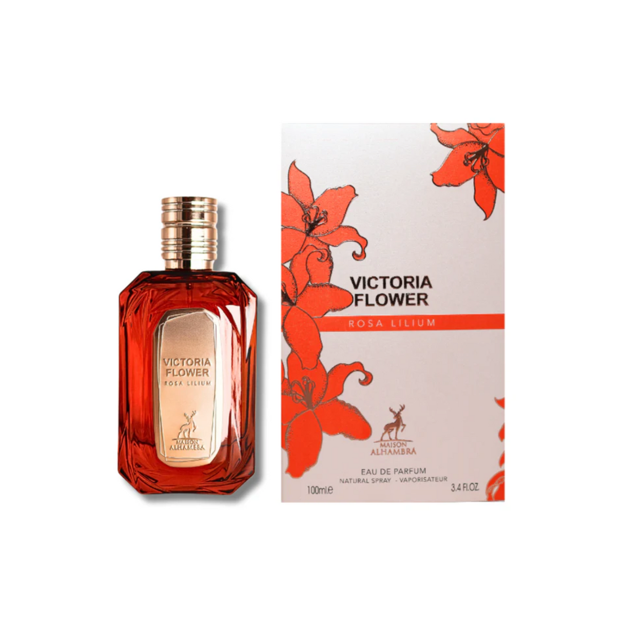 Rosa Lilium Victoria Flower Maison Alhambra Edp 100Ml Mujer